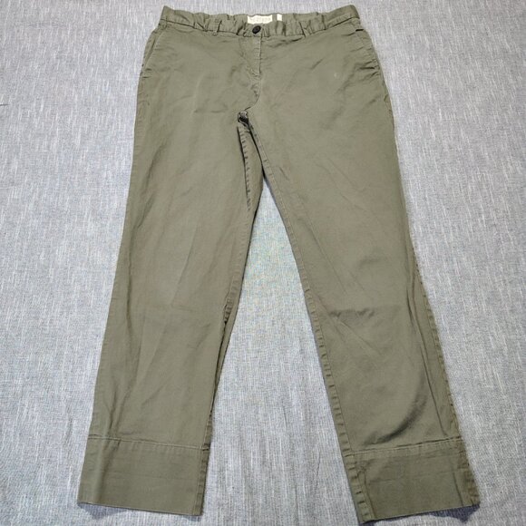 Wildfang Womens Essential Trouser Size 14 Spruce Wide Leg Flap Pocket - Picture 1 of 11